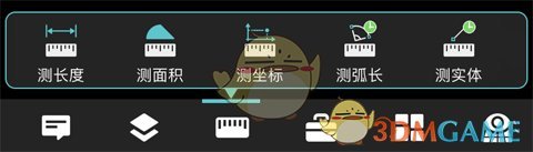 CAD看图王测量功能示意图