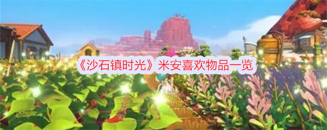 沙石镇时光米安的喜好物品清单
