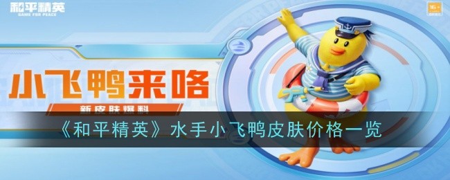 和平精英水手小飞鸭皮肤价格查询