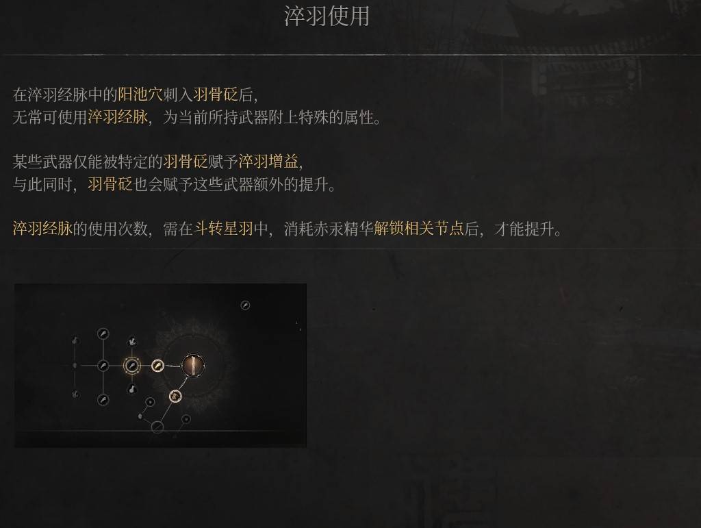 《明末：渊虚之羽》淬羽功能详解与使用指南