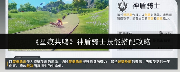 《星痕共鸣》神盾骑士技能组合详解