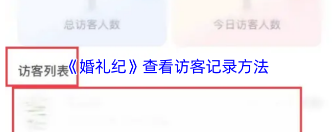 《婚礼纪》访客记录查询技巧解析